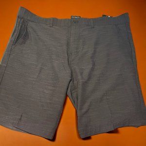 Iron Eagle Golf Shorts Black Grey Wicking Fabric Lightweight Size 38  NWT